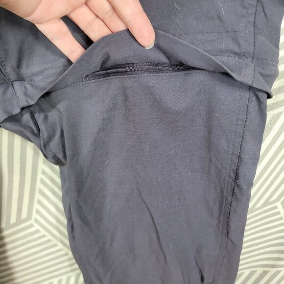 Lake & Trail Womens Outdoor Cargo Pants XL Convertable Drawstring Hiking Shorts - Picture 6 of 8